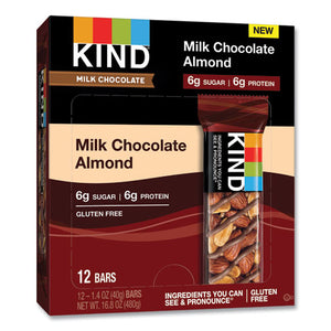 Milk Chocolate Bars, Milk Chocolate Almond, 1.4 Oz Bar, 12-box