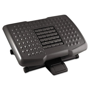 ESKTKFR750 - Premium Adjustable Footrest With Rollers, Plastic, 18w X 13d X 4h, Black