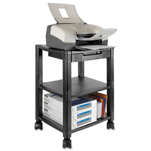 ESKTKPS540 - Mobile Printer Stand, Three-Shelf, 17w X 13 1-4d X 24 1-2h, Black