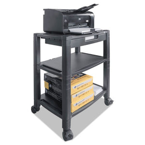 ESKTKPS640 - Mobile Printer Stand, Three-Shelf, 20w X 13 1-4d X 24 1-2h, Black