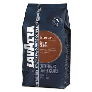 ESLAV4202 - Super Crema Whole Bean Espresso Coffee, 2.2lb Bag, Vacuum-Packed