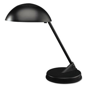 ESLEDL563MB - Incandescent Desk Lamp With Vented Dome Shade, 18" Reach, Matte Black