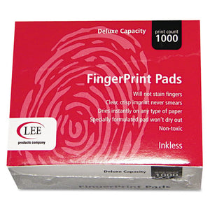 ESLEE03127 - Inkless Fingerprint Pad, 2 1-4 X 1 3-4, Black, Dozen