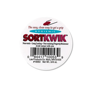 ESLEE10053 - Sortkwik Fingertip Moisteners, 3-8 Oz, Pink, 3-pack