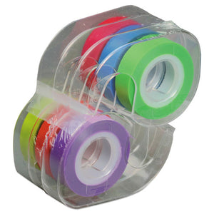 ESLEE13888 - Removable Highlighter Tape, 1-2" X 720", Assorted, 6-pk