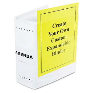 ESLEO61605 - Varicap6 Expandable 1- 6 Post Binder, 11 X 8-1-2, White-clear
