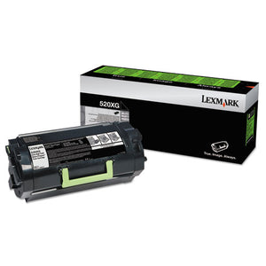 ESLEX52D0X0G - REMANUFACTURED 52D0X0G (520XG) RETURN PROGRAM EXTRA HIGH-YIELD TONER, BLACK