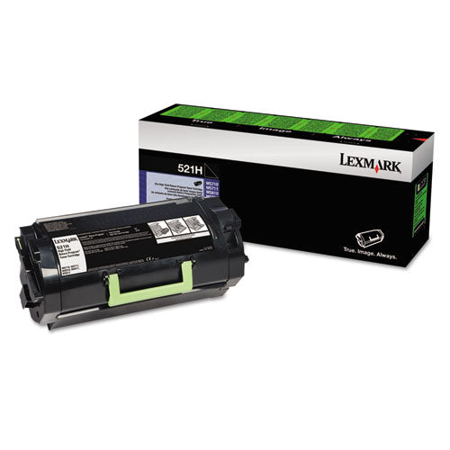 ESLEX52D1H00 - 52D1H00 HIGH-YIELD TONER, 25000 PAGE-YIELD, BLACK