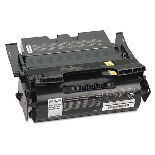 ESLEX64015SA - 64015SA RETURN PROGRAM TONER, 6000 PAGE-YIELD, BLACK