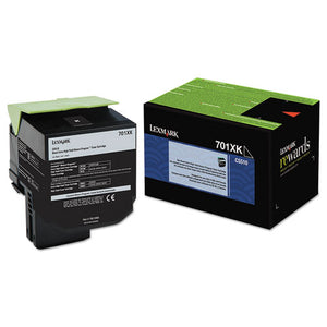 ESLEX70C1XK0 - 70C1XK0 RETURN PROGRAM EXTRA HIGH-YIELD TONER, 8000 PAGE-YIELD, BLACK