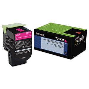 ESLEX70C1XM0 - 70C1XM0 RETURN PROGRAM EXTRA HIGH-YIELD TONER, 4000 PAGE-YIELD, MAGENTA