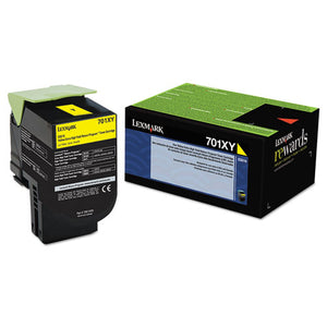 ESLEX70C1XY0 - 70C1XY0 RETURN PROGRAM EXTRA HIGH-YIELD TONER, 4000 PAGE-YIELD, YELLOW