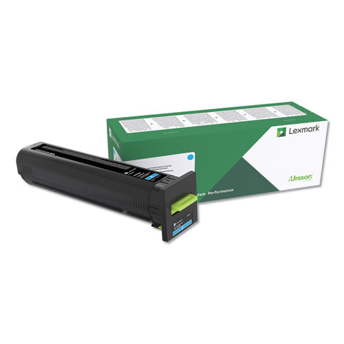 ESLEX72K1XC0 - REMANUFACTURED 72K1XC0 (CS820) RETURN PROGRAM EXTRA HIGH-YIELD TONER, CYAN