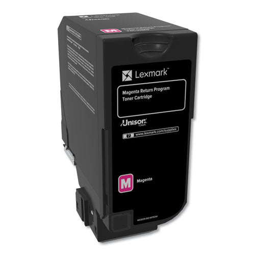 ESLEX74C10M0 - REMANUFACTURED 74C10M0 (CS720-CS725-CX725) RETURN PROGRAM TONER, MAGENTA