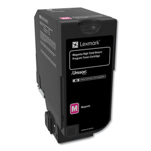 ESLEX74C1HM0 - REMANUFACTURED 74C1HM0 (CS725) RETURN PROGRAM HIGH-YIELD TONER, MAGENTA