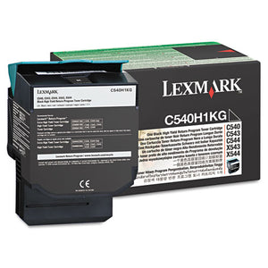 ESLEXC540H1KG - C540H1KG RETURN PROGRAM HIGH-YIELD TONER, 2500 PAGE-YIELD, BLACK