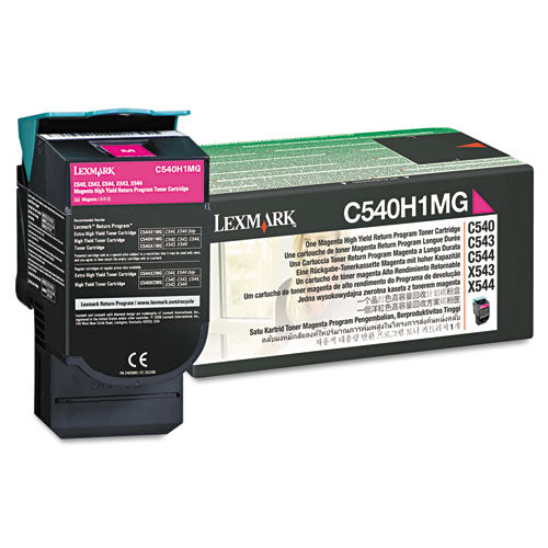 ESLEXC540H1MG - C540H1MG RETURN PROGRAM HIGH-YIELD TONER, 2000 PAGE-YIELD, MAGENTA