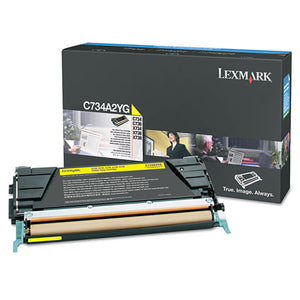 ESLEXC734A2YG - C734a2yg Toner, 6000 Page-Yield, Yellow