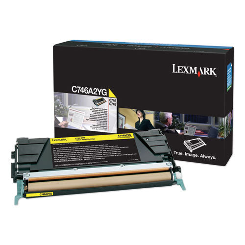 C746a2yg Toner, 7000 Page-yield, Yellow