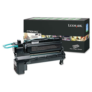 ESLEXC792A1KG - C792A1KG RETURN PROGRAM TONER, 6000 PAGE-YIELD, BLACK