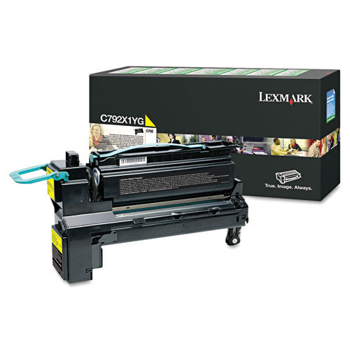 ESLEXC792X1YG - C792X1YG RETURN PROGRAM EXTRA HIGH-YIELD TONER, 20000 PAGE-YIELD, YELLOW