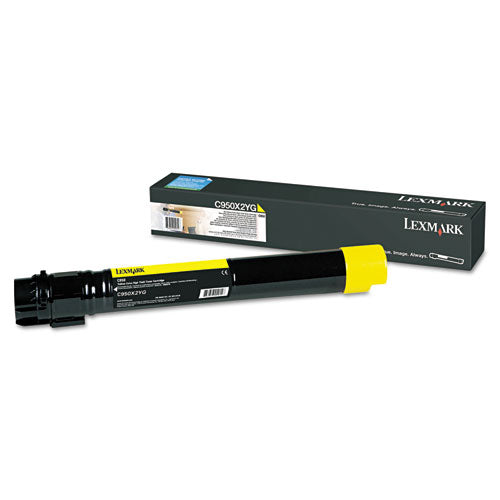 ESLEXC950X2YG - C950X2YG EXTRA HIGH-YIELD TONER, 22000 PAGE-YIELD, YELLOW