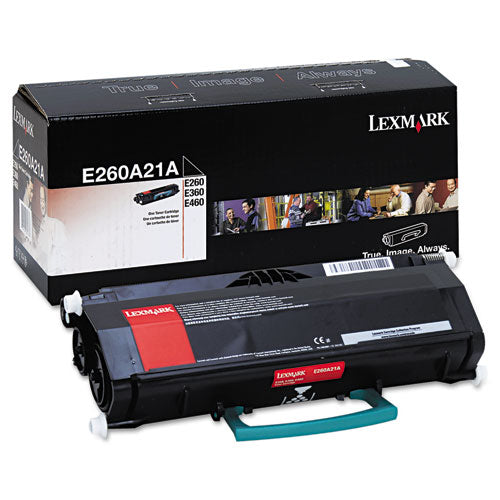 ESLEXE260A21A - E260a21a Toner, 3500 Page-Yield, Black