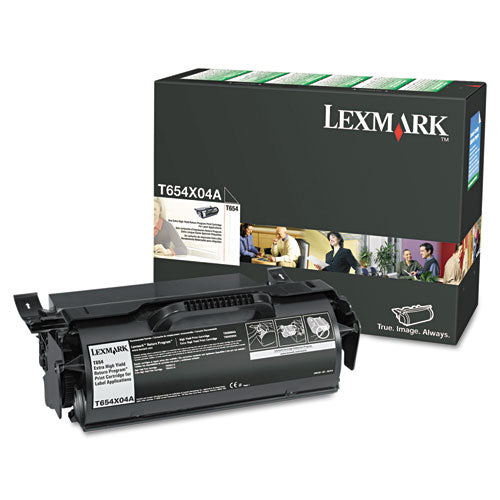 ESLEXT654X04A - T654X04A RETURN PROGRAM EXTRA HIGH-YIELD TONER, 36000 PAGE-YIELD, BLACK