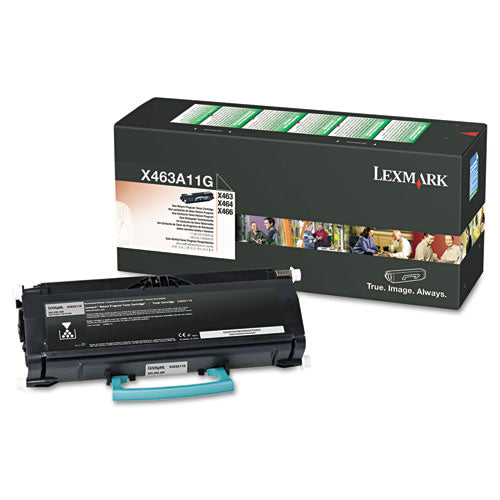 ESLEXX463A11G - X463A11G (X463-X464-X466) RETURN PROGRAM TONER, 3500 PAGE-YIELD, BLACK