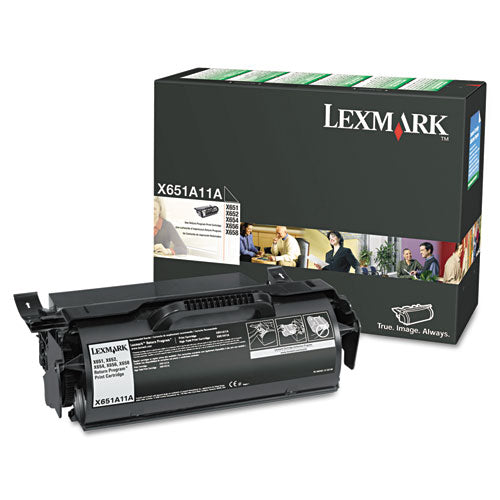 ESLEXX651A11A - X651A11A (X65X) RETURN PROGRAM TONER, 7000 PAGE-YIELD, BLACK