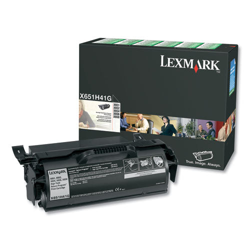 ESLEXX651H41G - REMANUFACTURED X651H41G (X651) RETURN PROGRAM HIGH-YIELD TONER, BLACK