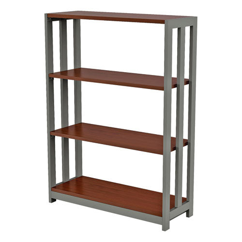 ESLITTR735CH - TRENTO LINE BOOKCASE, 31 1-2W X 11 1-2D X 43 1-4H, CHERRY