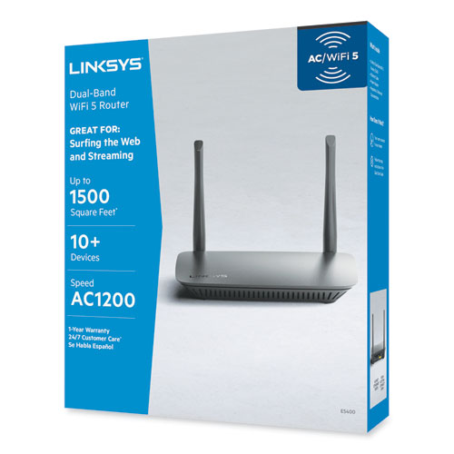 Ac1200 Dual-band Wi-fi Router, 5 Ports, Dual-band 2.4 Ghz-5 Ghz