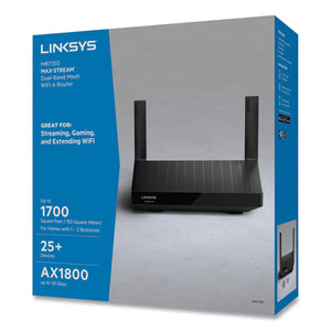 Max-stream Mesh Wi-fi 6 Router, 6 Ports, Dual-band 2.4 Ghz-5 Ghz