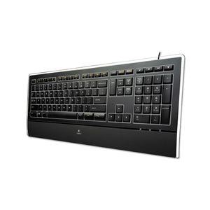 ESLOG920000914 - K740 Illuminated Wired Keyboard, Usb, Black