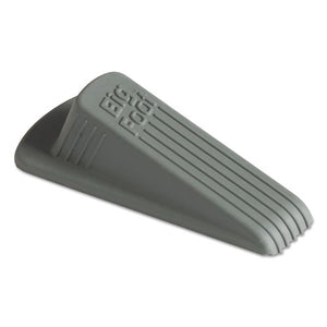 ESMAS00986 - Big Foot Doorstop, No-Slip Rubber, 2 1-4w X 4 3-4d X 1 1-4h, Gray, 12-pack