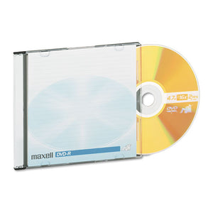 ESMAX638004 - Dvd-R Discs, 4.7gb, 16x, W-jewel Cases, Gold, 10-pack