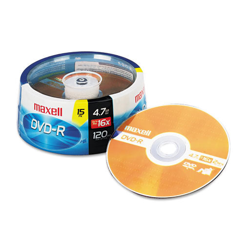 ESMAX638006 - Dvd-R Discs, 4.7gb, 16x, Spindle, Gold, 15-pack
