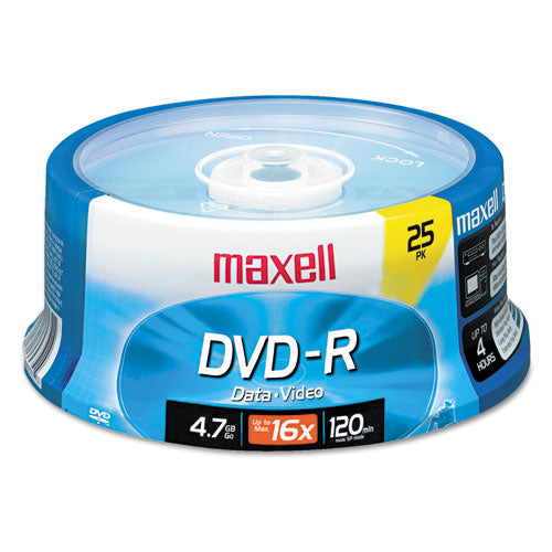 ESMAX638010 - Dvd-R Discs, 4.7gb, 16x, Spindle, Gold, 25-pack