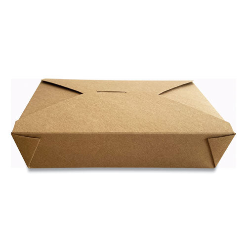 Takeout Containers, 7.75 X 5.51 X 1.88, Kraft, 200-carton