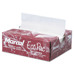 ESMCD5290 - Eco-Pac Interfolded Dry Wax Paper, 6 X 10 3-4, White, 500-pack, 12 Packs-carton
