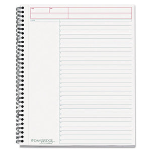 ESMEA06064 - Side Bound Guided Business Notebook, Action Planner, 11 X 8 1-2, 80 Sheets