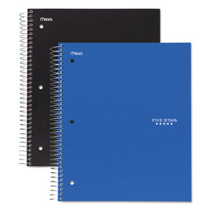 ESMEA06210 - Wirebound 3-Subject Notebook, College Rule, 11 X 8 1-2, 150 Sheets, Assorted