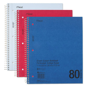 ESMEA06548 - Durapress Cover Notebook, College Rule, 11 X 8 1-2, White, 80 Sheets
