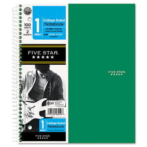 ESMEA72055 - Wirebound Notebook, College Rule, 11 X 8 1-2, 100 Sheets, Green