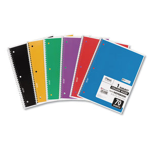ESMEA73065 - SPIRAL NOTEBOOK, COLLEGE RULE, 10 1-2" X 8", 70 PAGES, 6 BOOKS-PACK