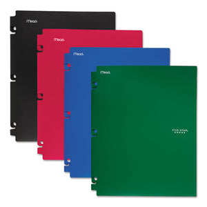 ESMEA73266 - Snap-In Plastic Folder, 20 Sheets, 8 1-2 X 11, Assorted, Snap Closure, 4-set