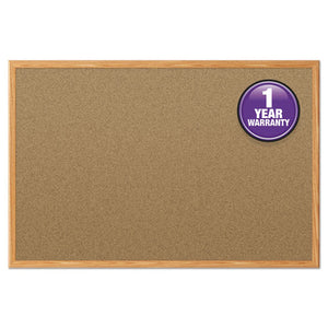 ESMEA85367 - Cork Bulletin Board, 48 X 36, Oak Frame