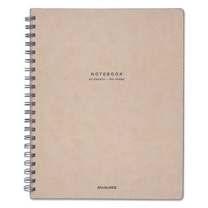 ESMEAYP14307 - Collection Twinwire Notebook, Legal, 11 X 8 3-4, Tan-navy Blue, 80 Sheets