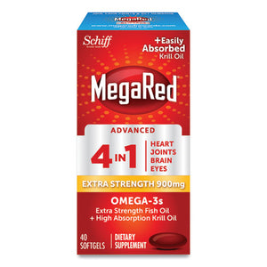 Advanced 4-in-1 Omega-3 Softgel, 900 Mg, 40 Count